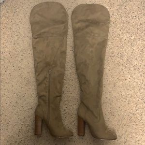 Above Knee Boots Suede